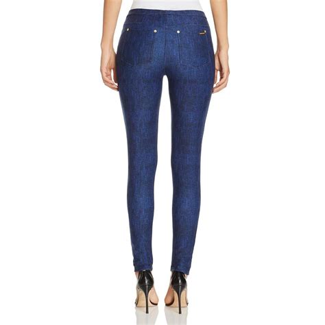 michael kors leggings pants|Michael Kors denim leggings.